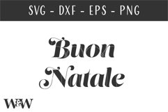 Buon Natale SVG |Christmas SVG Product Image 2