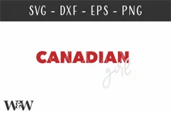 Canadian Girl SVG | Canada Day SVG Product Image 3