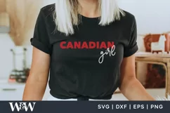 Canadian Girl SVG | Canada Day SVG Product Image 1