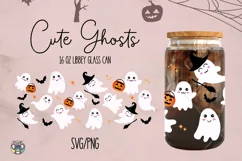 Libbey Glass Can 16oz svg, Halloween Can Glass Svg Product Image 1