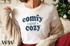 Comfy and Cozy SVG | Christmas Shirt SVG Product Image 4