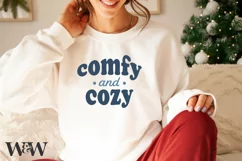Comfy and Cozy SVG | Christmas Shirt SVG Product Image 3