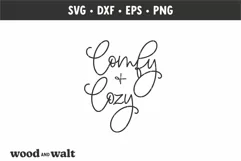 Comfy and Cozy SVG | Christmas Shirt SVG Product Image 2