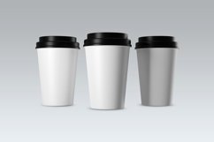 Glass with a straw, mock-up. Product Image 2