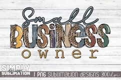 Small Business Owner Sublimation Png | T-Shirts Design Product Image 1