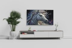 Samsung Frame TV Art, Holographic Unicorn Set of 4 Product Image 5