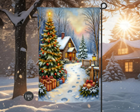 Country Christmas Garden Flag, Sublimation Design Product Image 2