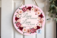 Love Is Sublimation Design, Bible Verse PNG Product Image 1
