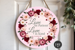 Love Is Sublimation Design, Bible Verse PNG Product Image 1