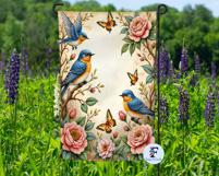 Summer Birds Garden Flag, Sublimation Design Product Image 4