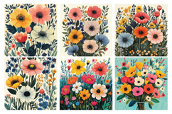 Floral Dream Vol.4 Digital Paper, 20 PNG &amp; JPEG Product Image 2
