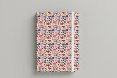 Folk Floral Seamless Digital Paper,18 PNG Product Image 5