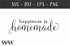 Happiness Is Homemade SVG |Farmhouse Kitchen SVG Product Image 2