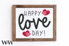 Happy Love Day SVG | Valentine's Day SVG Product Image 2