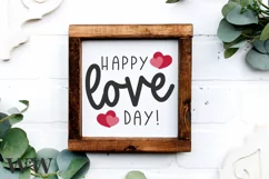Happy Love Day SVG | Valentine's Day SVG Product Image 1