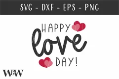 Happy Love Day SVG | Valentine's Day SVG Product Image 3