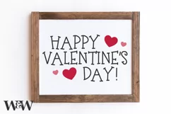 Happy Valentine's Day SVG | Valentine Round SVG Product Image 2
