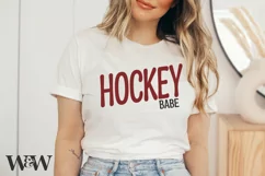 Hockey Babe SVG | Sports SVG Product Image 3
