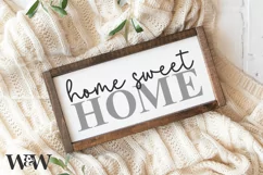 Home Sweet Home SVG | Farmhouse Welcome SVG Product Image 1