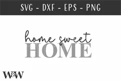 Home Sweet Home SVG | Farmhouse Welcome SVG Product Image 3