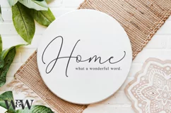 Home What A Wonderful Word SVG | Welcome SVG Product Image 3
