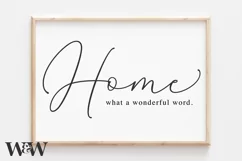 Home What A Wonderful Word SVG | Welcome SVG Product Image 1