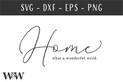 Home What A Wonderful Word SVG | Welcome SVG Product Image 2