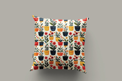 Houseplants Vol. 1 Seamless Digital Paper, 18 PNG Product Image 6