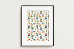 Houseplants Vol. 2 Seamless Digital Paper, 18 PNG Product Image 8