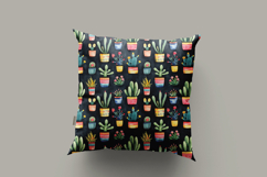 Houseplants Vol. 2 Seamless Digital Paper, 18 PNG Product Image 10