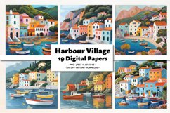 Harbour Village Digital Paper Pack, 19 PNG and JPEG images Product Image 1