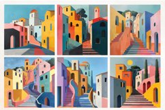 Italian Village Digital Paper Pack, 24 PNG and JPEG images Product Image 4