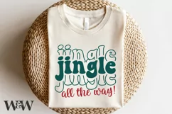 Jingle All The Way SVG | Christmas Shirt SVG Product Image 4