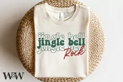 Jingle Bell Rock SVG | Retro Christmas SVG Product Image 1