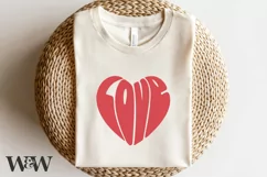 Love Heart Shape SVG | Valentine's Day SVG Product Image 1
