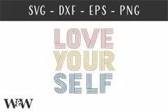 Love Yourself SVG |Self Love Shirt SVG Product Image 2