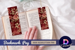 Elegant floral pattern Bookmark PNG Product Image 1