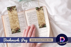 Winter holiday pine branch Bookmark PNG Product Image 1