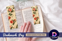 Vintage rose pattern Bookmark PNG Product Image 1