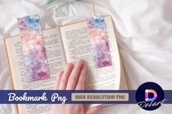 Watercolor painting abstract texture Bookmark PNG Product Image 1