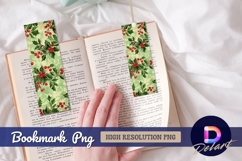 Holly and berries festive christmas Bookmark PNG Product Image 1