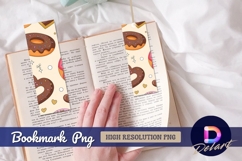 Cute donut assortment Bookmark PNG Product Image 1