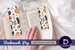Retro style animal and floral Bookmark PNG Product Image 1
