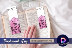 Floral watercolor Bookmark PNG Product Image 1