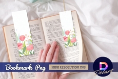 Spring floral bookmark template Bookmark PNG Product Image 1