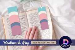 Abstract pastel curved layers bookmark png Product Image 1