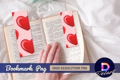 Red heart graphic for Bookmark png Product Image 1