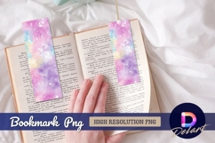 Dreamy pastel watercolor splash Bookmark PNG Design Product Image 1