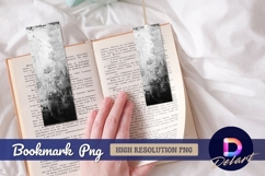Distressed monochrome texture Bookmark PNG Design Product Image 1