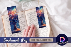 Butterfly tree dreamscape fantasy art Bookmark PNG Product Image 1